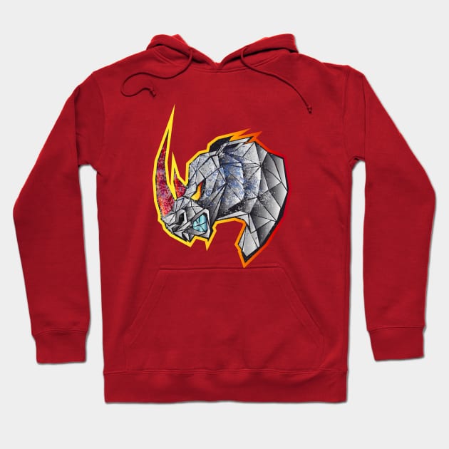 Silver Rhino Calleja Hoodie by jacalleja